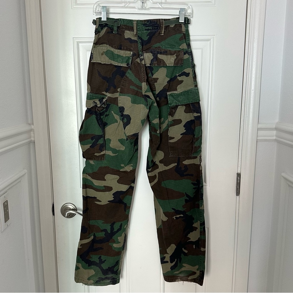 Camouflage Cargo Adjustable Pants